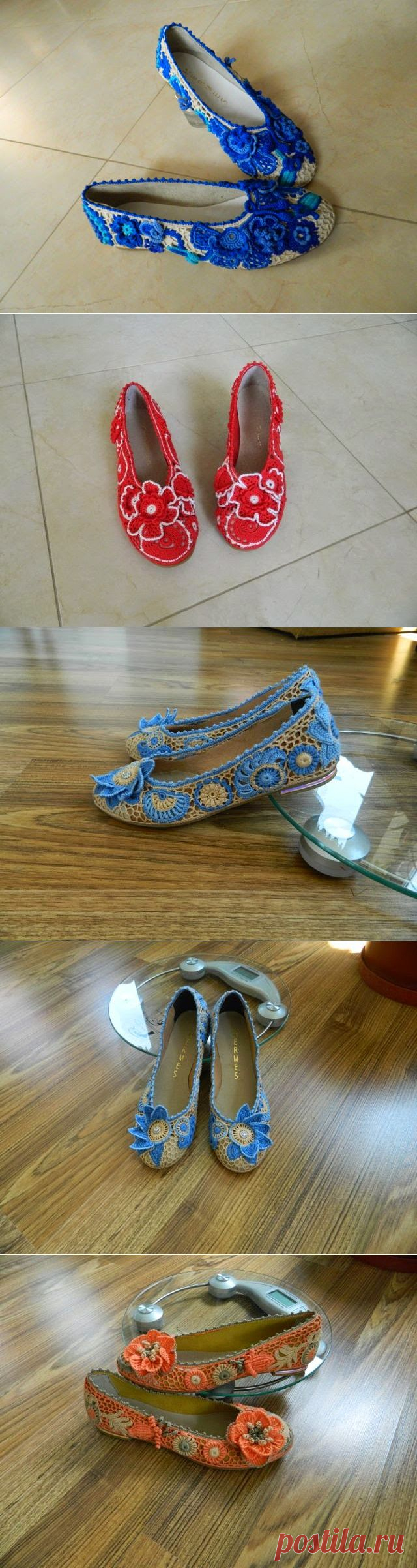 Irish crochet &: Сказочные черевички.