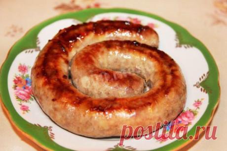 Домашняя колбаса из свинины в кишках рецепт с фото пошагово - 1000.menu