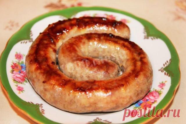 Домашняя колбаса из свинины в кишках рецепт с фото пошагово - 1000.menu