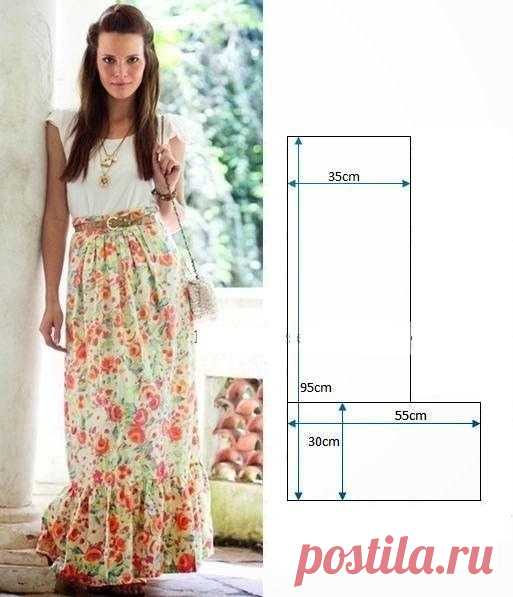 Юбки макси: идеи и выкройки — Сделай сам, идеи для творчества - DIY Ideas