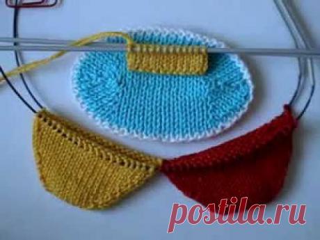 01.7 - STRICKEN : RUNDE - super-einfach anschlagen - MPs Wickel-Anschlag -- Beispiel 7 - YouTube