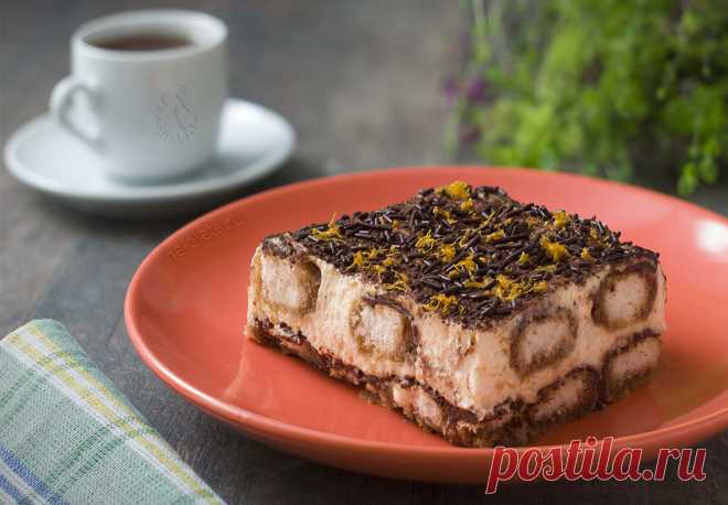 Шоколадный тирамису - рецепт с пошаговыми фото Тирамису - это десерт итальянского происхождения из сыра маскарпоне и бисквитного печенья савоярди. Предлагаю вам оригинальный вариант вкусного и простого в приготовлении шоколадного тирамису.