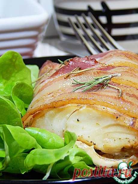 Маринованная треска, запеченная в беконе - кулинарный рецепт