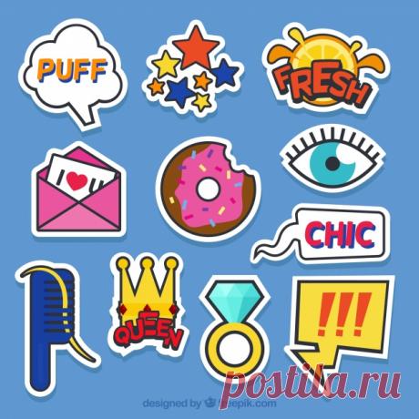 Красочное разнообразие забавных наклеек Более миллиона свободных векторов, PSD, фотографии и бесплатные иконки. Эксклюзивные халявы и все графические ресурсы, которые необходимые для ваших проектов