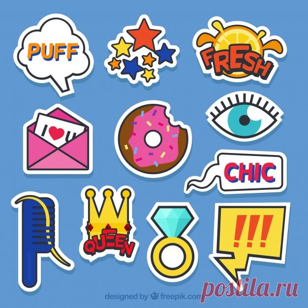 Красочное разнообразие забавных наклеек Более миллиона свободных векторов, PSD, фотографии и бесплатные иконки. Эксклюзивные халявы и все графические ресурсы, которые необходимые для ваших проектов