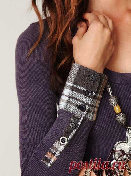 Идея для манжет на трикотаже | HandMade