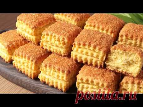 Очень вкусное и красивое печенье! Тает во рту! Простой Рецепт Печенья к чаю!
