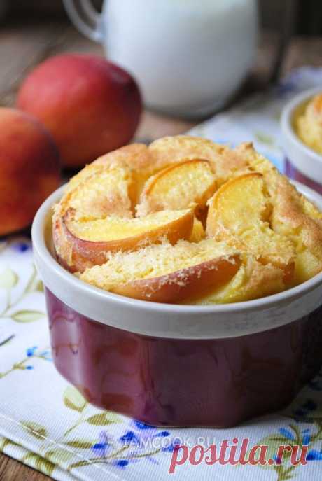 Клафути с персиками