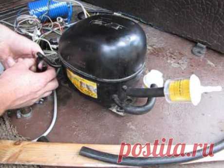 Компрессор от для накачки колес