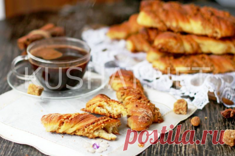 Булочки с ореховой начинкой. Пошаговый рецепт с фото &amp;bull; Кушать нетКушать нет