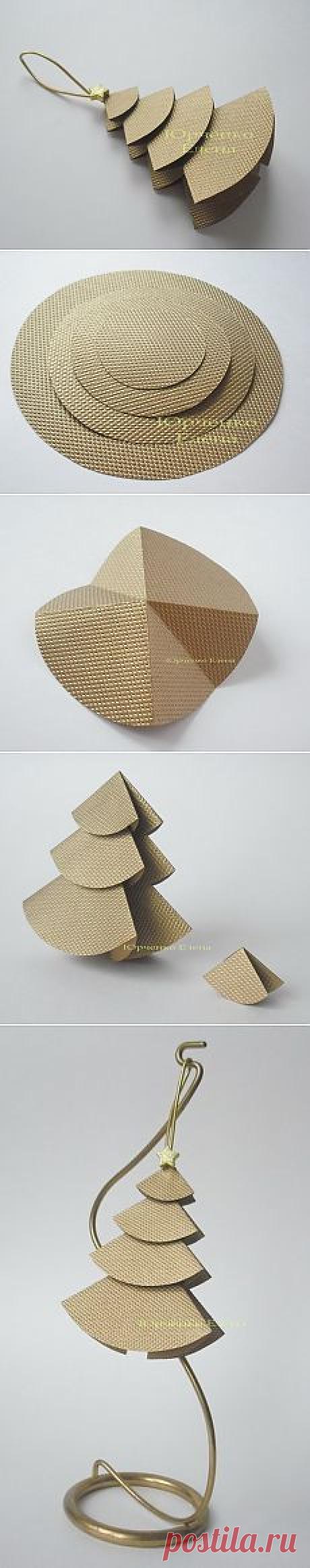 Мастерим ёлочку из бумаги | Наш дом