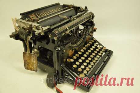 Старинная печатная машинка UNDERWOOD № 5