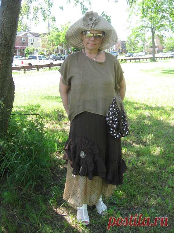 Handmade linen tunic