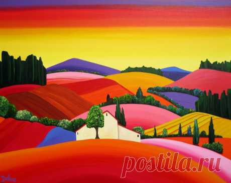bardun - players favourites - Provence landscape, Brigitte Dehue
