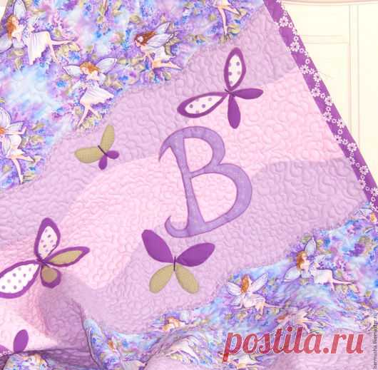 Купить Лоскутное покрывало для детской комнаты 