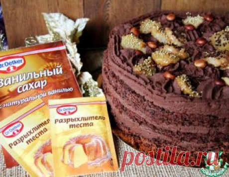 Шоколадно-банановый торт "Банановый рай" – кулинарный рецепт