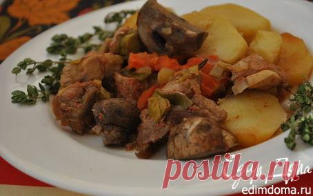 Жаркое с мясом и картофелем "По-новому" | Кулинарные рецепты от «Едим дома!»
