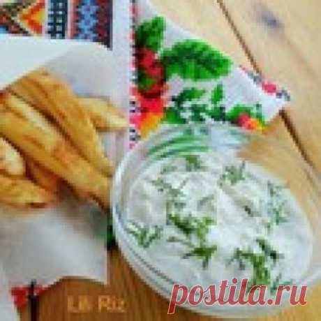 Сметанно-чесночный соус к жареному картофелю Кулинарный рецепт