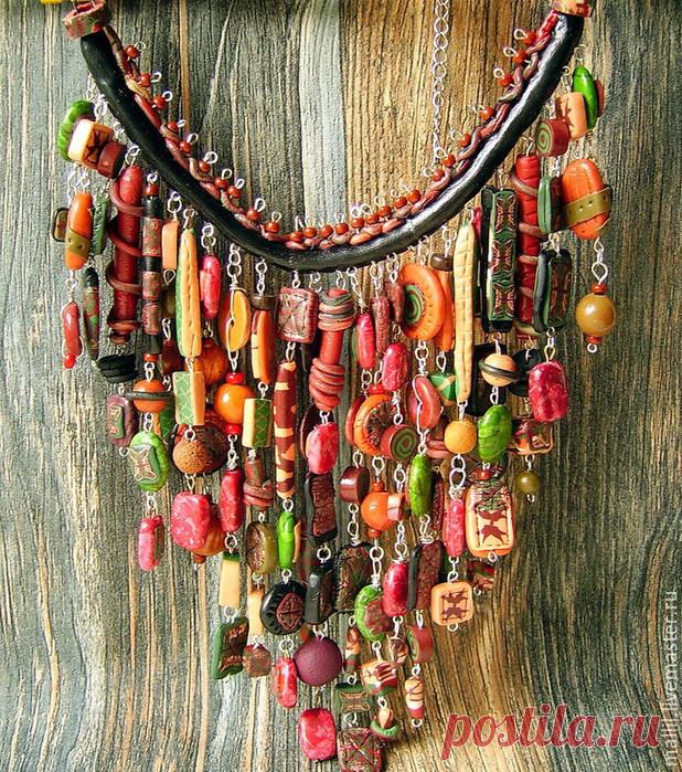 Бохо-украшения из полимерки. Мастер МЛилияМ