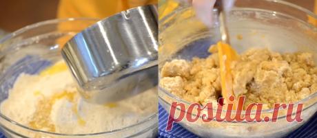 Ореховый вкус и хрустящая корочка: простой рассыпчатый пирог — Фактор Вкуса