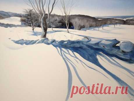 Художник-акварелист Fred Poisson