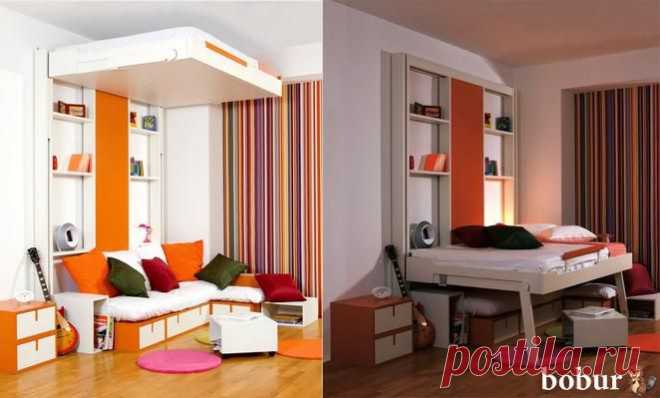 Диван-кровать с подъемным механизмом - современный тренд | БобурБобур