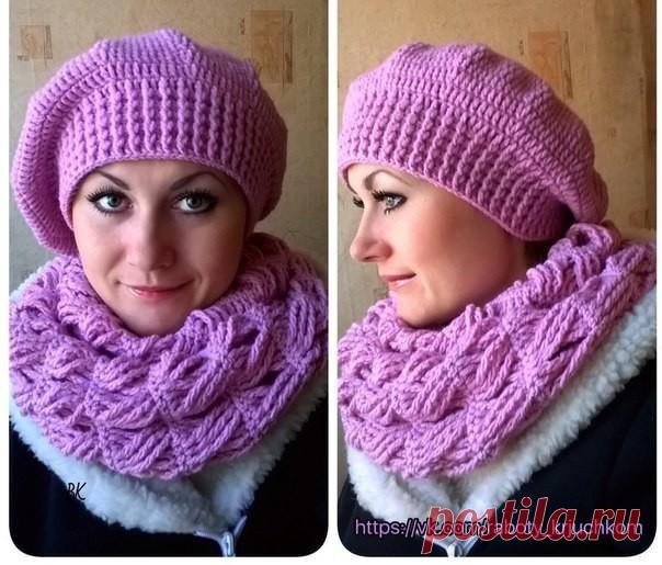 Автор Инна Чечельницкая

Готовимся к зиме. Ниточка Alize lanagold classic (полушерсть).  Крючок для берета №3, для снуда №4. Расход пряжи 300 гр