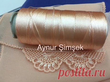 Kavun içi çizmeli iplik ve şifon başörtü
