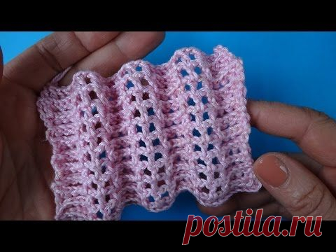 Ажурная резинка крючком - выглядить очень необычно