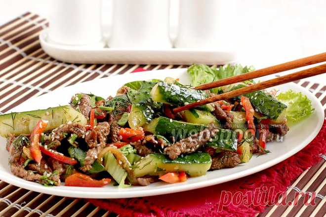 Огурцы с мясом по-корейски рецепт с фото, как приготовить на Webspoon.ru