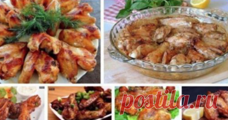 ТОП-6 рецептов приготовления куриных крылышек