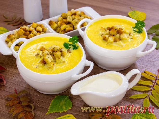 Рецепт очень вкусного тыквенного супа-пюре