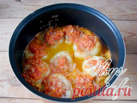 Фаршированный перец в мультиварке Редмонд