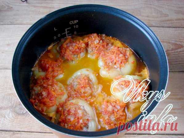 Фаршированный перец в мультиварке Редмонд