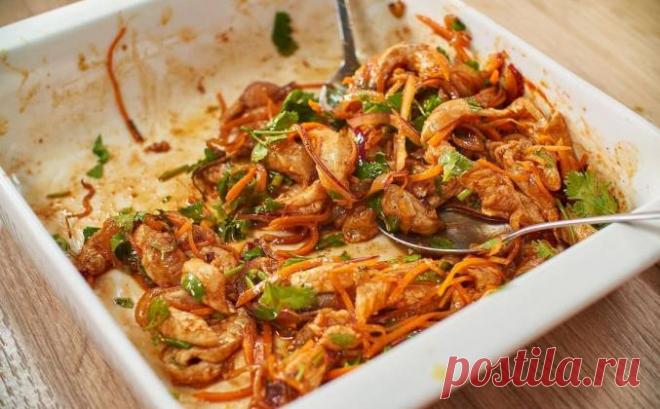 Корейская закуска с рыбой судак Просто Кухня