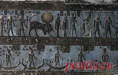 Созвездие Телец. Большой Дендерский зодиак.