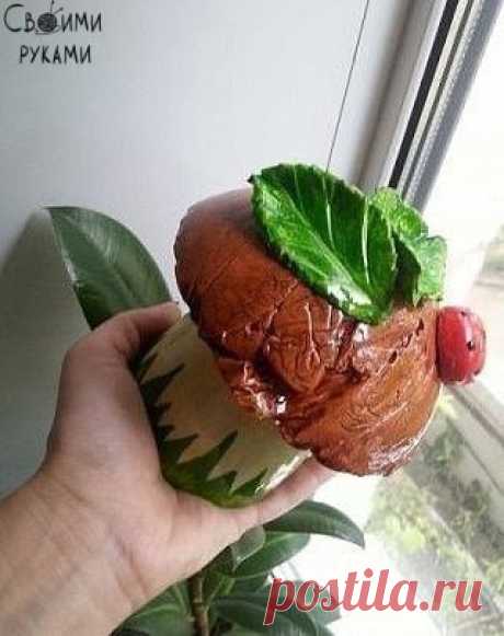 Мастерим грибочки из гипса для декора