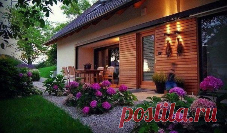 Украшаем крыльцо цветами