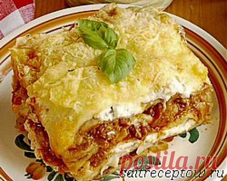 Лазанья Болоньезе