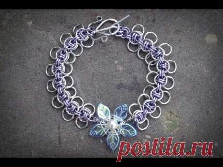 The Making of the Bluebell Chainmaille Bracelet