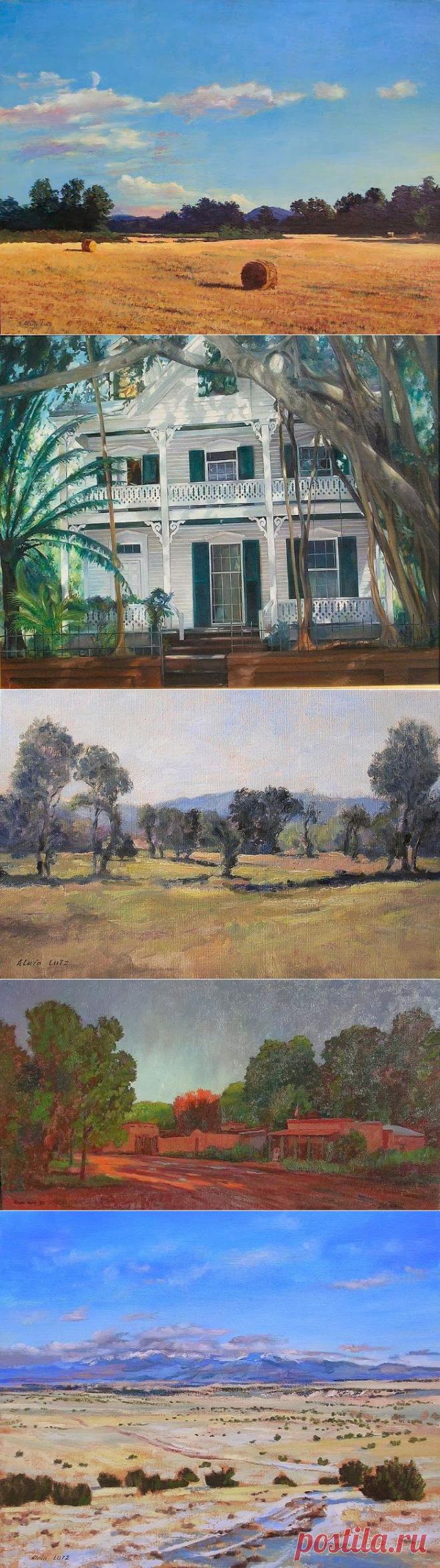 (+1) - Ален Лутц - современный французский художник-пейзажист | Искусство