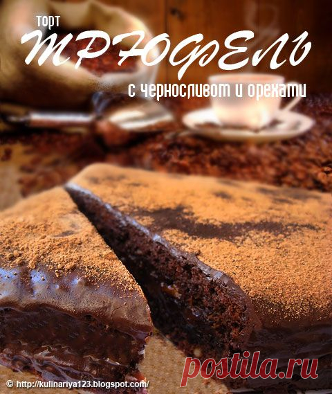 313. Торт "Трюфель" с черносливом и орехами