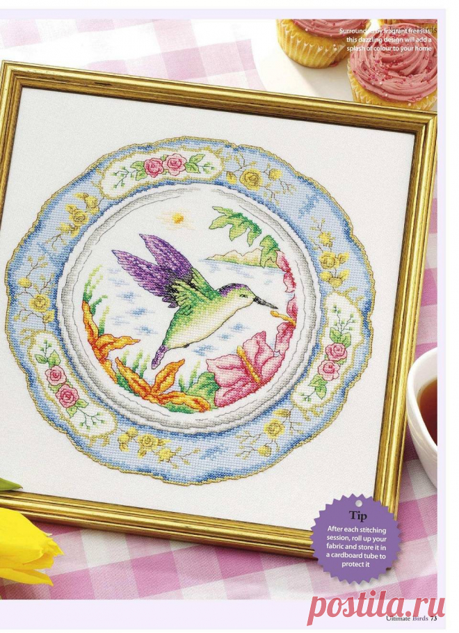 Ultimate Cross Stitch Birds №18 2018.