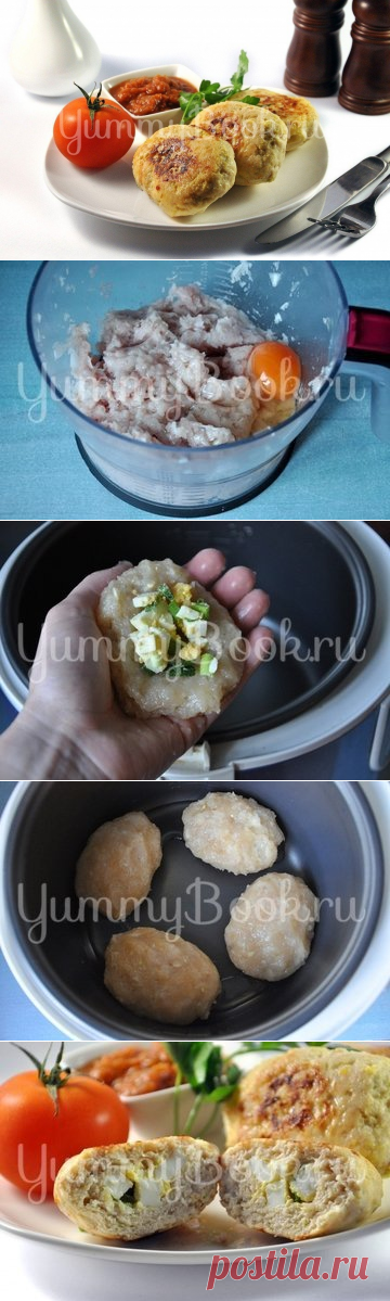 Зразы куриные с яйцом в мультиварке - простой и вкусный рецепт с пошаговыми фото