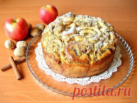 Бесподобный Пирог из «розочек» с Вкуснейшей Начинкой - Пирог получается бесподобно вкусным, очень ароматным, с необычной начинкой. Пирог готовится из отдельных «розочек», в которых уже готовая начинка. После выпекания получается целый букет из роз) Очень вкусно, однозначно стоит найти время на его приготовление!