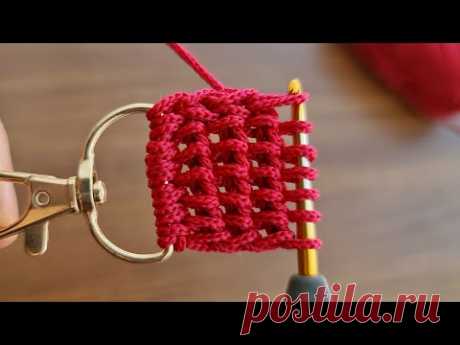 Super Easy Crochet Knitting Belt Bag Handle Making Çok Kolay Tığ İşi Örgü Kemer Çanta sapı Yapımı
