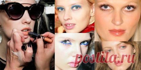 Модный макияж весна-лето 2014. Фото. Модный макияж 2014 года