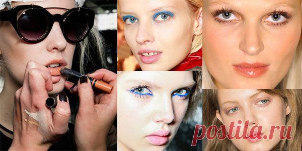 Модный макияж весна-лето 2014. Фото. Модный макияж 2014 года