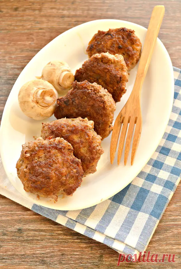 Биточки из фарша и грибов - БУДЕТ ВКУСНО! - медиаплатформа МирТесен