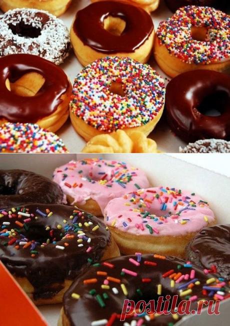 Пончики с глазурью (американский рецепт как в «dunkin donuts»)